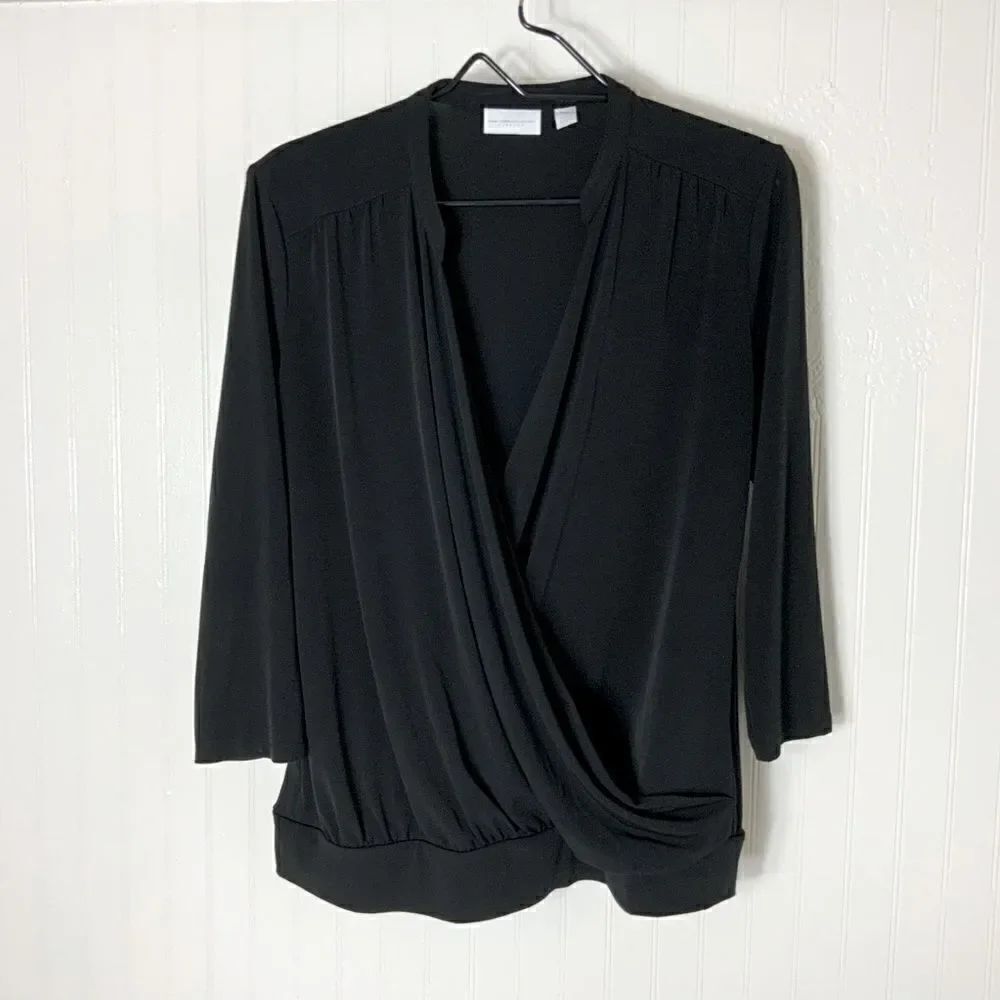 New York & Company crisscross blouse
